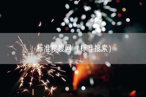 标准搜搜网（标准搜索）(图1)