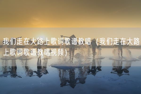 我们走在大路上歌词歌谱教唱（我们走在大路上歌词歌谱教唱视频）(图1)