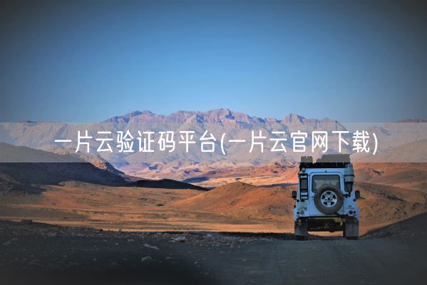 一片云验证码平台(一片云官网下载)(图1)