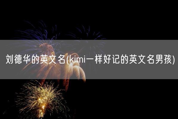 刘德华的英文名(kimi一样好记的英文名男孩)(图1) 刘德华的英文名(kimi一样好记的英文名男孩)(图1)