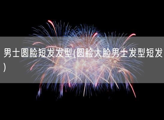 男士圆脸短发发型(圆脸大脸男士发型短发)(图1)