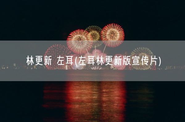 林更新 左耳(左耳林更新版宣传片)(图1)