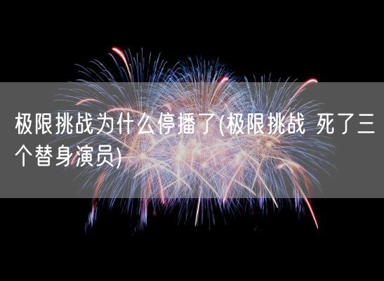 极限挑战为什么停播了(极限挑战 死了三个替身演员)(图1)