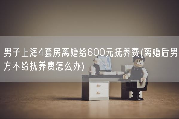 男子上海4套房离婚给600元抚养费(离婚后男方不给抚养费怎么办)(图1) 男子上海4套房离婚给600元抚养费(离婚后男方不给抚养费怎么办)(图1)