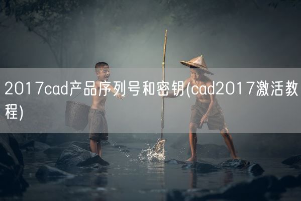 2017cad产品序列号和密钥(cad2017激活教程)(图1)