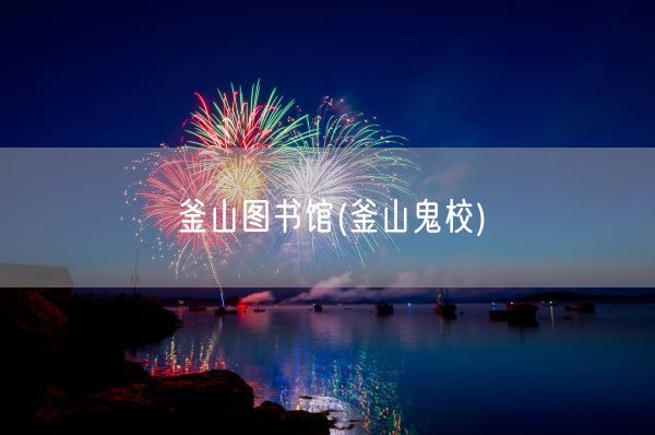 釜山图书馆(釜山鬼校)(图1)