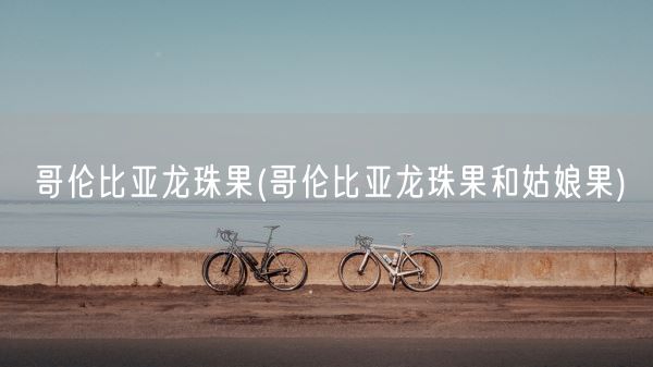 哥伦比亚龙珠果(哥伦比亚龙珠果和姑娘果)(图1)