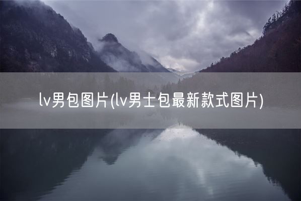 lv男包图片(lv男士包最新款式图片)(图1)