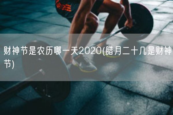 财神节是农历哪一天2020(腊月二十几是财神节)(图1)
