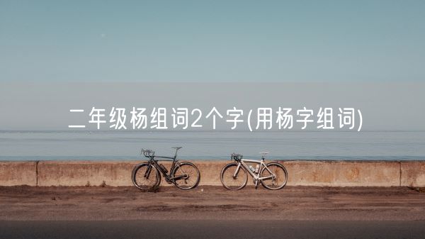 二年级杨组词2个字(用杨字组词)(图1)