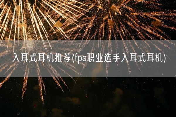 入耳式耳机推荐(fps职业选手入耳式耳机)(图1)