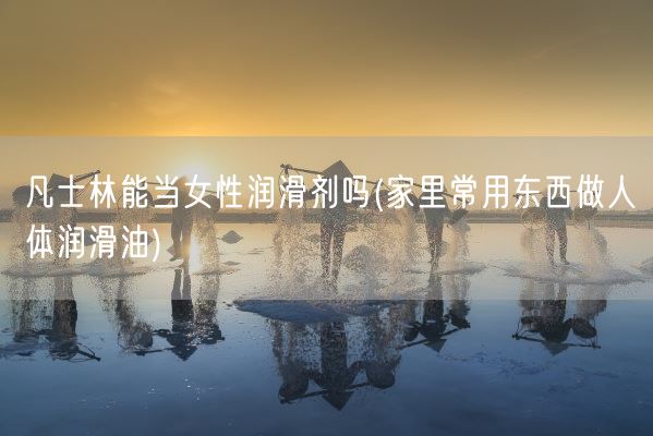 凡士林能当女性润滑剂吗(家里常用东西做人体润滑油)(图1)