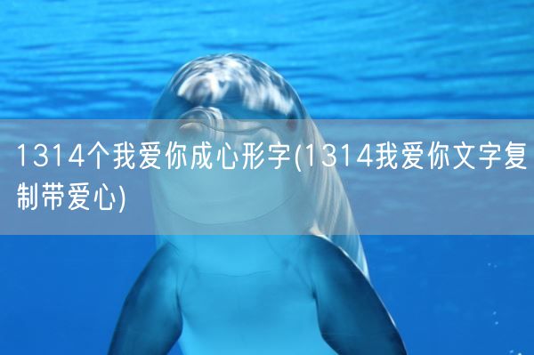 1314个我爱你成心形字(1314我爱你文字复制带爱心)(图1)