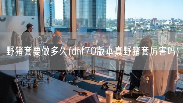 野猪套要做多久(dnf70版本真野猪套厉害吗)(图1)