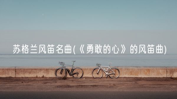 苏格兰风笛名曲(《勇敢的心》的风笛曲)(图1)