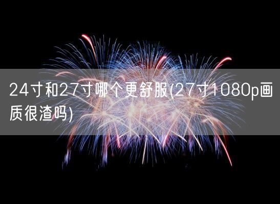 24寸和27寸哪个更舒服(27寸1080p画质很渣吗)(图1)