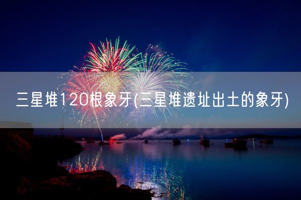 三星堆120根象牙(三星堆遗址出土的象牙)(图1)