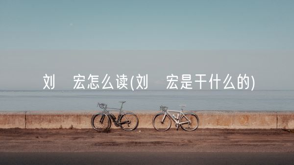 刘畊宏怎么读(刘畊宏是干什么的)(图1) 刘畊宏怎么读(刘畊宏是干什么的)(图1)