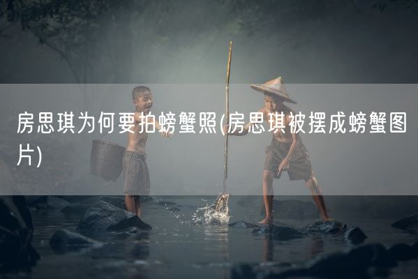 房思琪为何要拍螃蟹照(房思琪被摆成螃蟹图片)(图1)