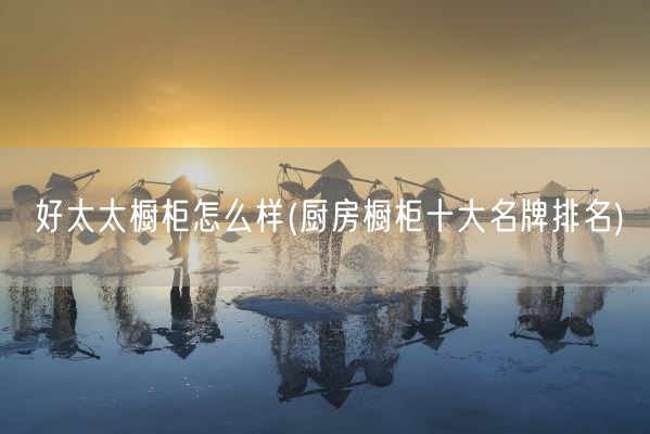 好太太橱柜怎么样(厨房橱柜十大名牌排名)(图1) 好太太橱柜怎么样(厨房橱柜十大名牌排名)(图1)