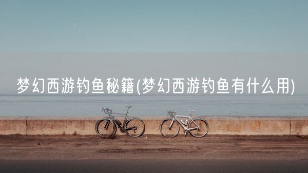 梦幻西游钓鱼秘籍(梦幻西游钓鱼有什么用)(图1)