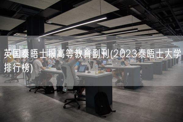 英国泰晤士报高等教育副刊(2023泰晤士大学排行榜)(图1)