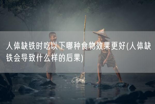 人体缺铁时吃以下哪种食物效果更好(人体缺铁会导致什么样的后果)(图1) 人体缺铁时吃以下哪种食物效果更好(人体缺铁会导致什么样的后果)(图1)