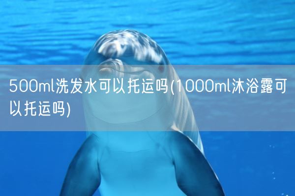 500ml洗发水可以托运吗(1000ml沐浴露可以托运吗)(图1)