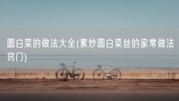 圆白菜的做法大全(素炒圆白菜丝的家常做法窍门)(图1)