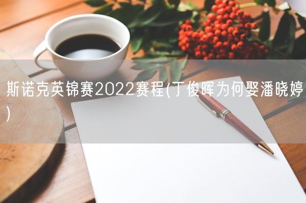斯诺克英锦赛2022赛程(丁俊晖为何娶潘晓婷)(图1)