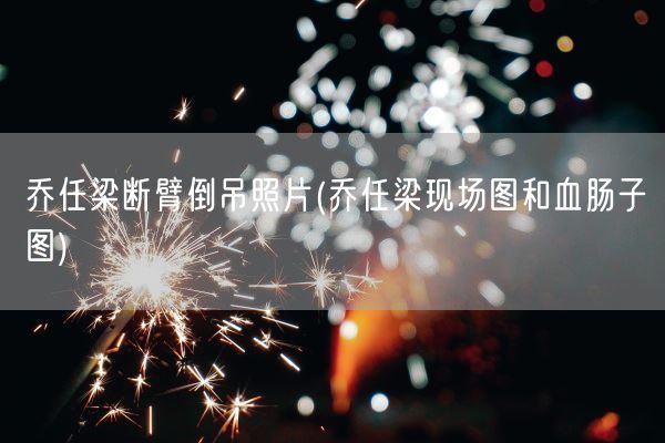 乔任梁断臂倒吊照片(乔任梁现场图和血肠子图)(图1)