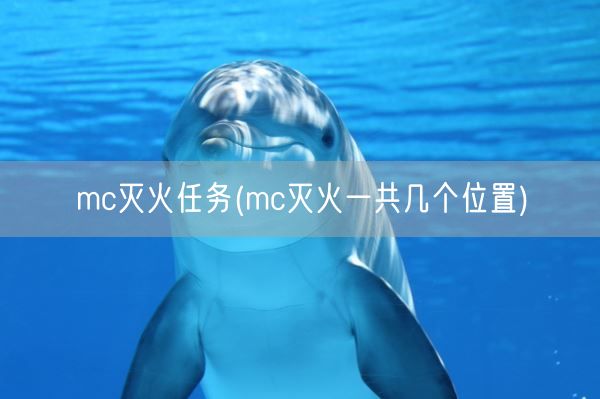 mc灭火任务(mc灭火一共几个位置)(图1)