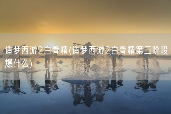 造梦西游2白骨精(造梦西游2白骨精第三阶段爆什么)(图1) 造梦西游2白骨精(造梦西游2白骨精第三阶段爆什么)(图1)