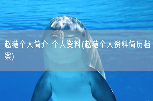 赵薇个人简介 个人资料(赵薇个人资料简历档案)(图1) 赵薇个人简介 个人资料(赵薇个人资料简历档案)(图1)