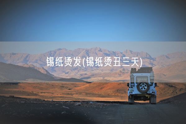 锡纸烫发(锡纸烫丑三天)(图1) 锡纸烫发(锡纸烫丑三天)(图1)