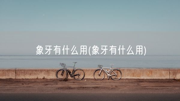 象牙有什么用(象牙有什么用)(图1) 象牙有什么用(象牙有什么用)(图1)
