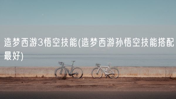 造梦西游3悟空技能(造梦西游孙悟空技能搭配最好)(图1)