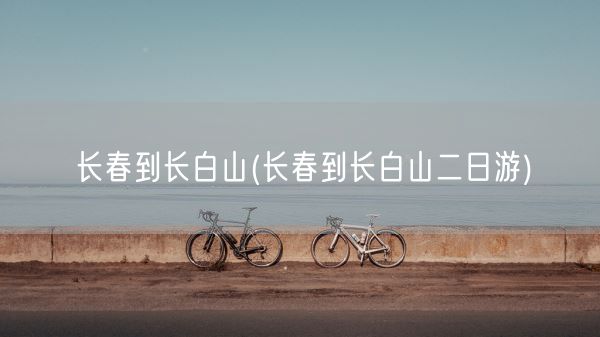 长春到长白山(长春到长白山二日游)(图1)