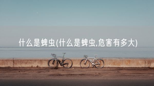 什么是蜱虫(什么是蜱虫,危害有多大)(图1)