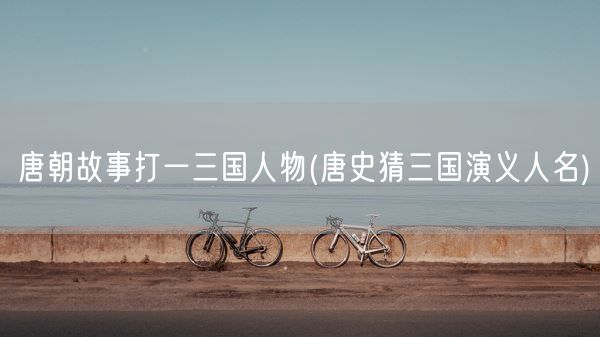 唐朝故事打一三国人物(唐史猜三国演义人名)(图1)