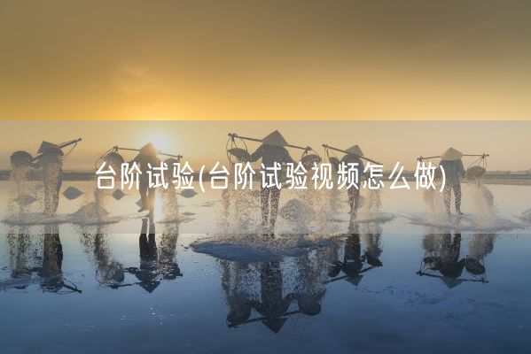 台阶试验(台阶试验视频怎么做)(图1)