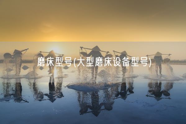 磨床型号(大型磨床设备型号)(图1)