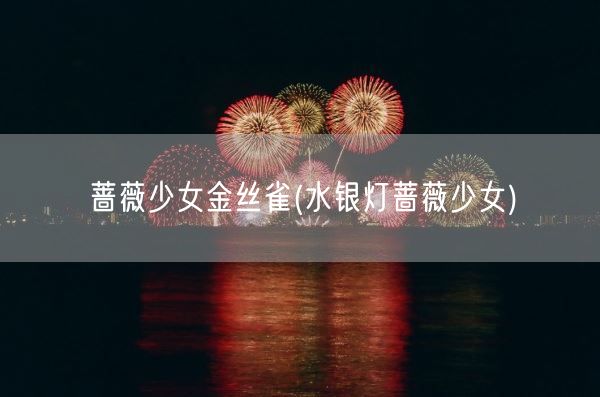 蔷薇少女金丝雀(水银灯蔷薇少女)(图1)