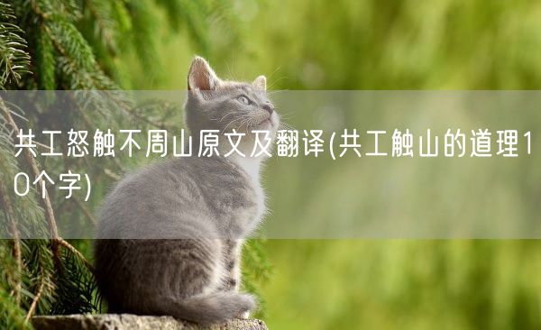 共工怒触不周山原文及翻译(共工触山的道理10个字)(图1) 共工怒触不周山原文及翻译(共工触山的道理10个字)(图1)