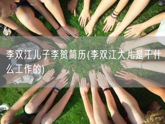 李双江儿子李贺简历(李双江大儿是干什么工作的)(图1)
