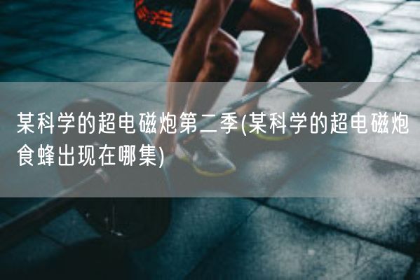 某科学的超电磁炮第二季(某科学的超电磁炮食蜂出现在哪集)(图1)