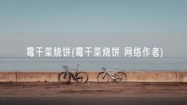 霉干菜烧饼(霉干菜烧饼 网络作者)(图1) 霉干菜烧饼(霉干菜烧饼 网络作者)(图1)