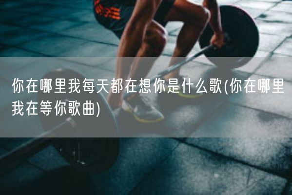 你在哪里我每天都在想你是什么歌(你在哪里我在等你歌曲)(图1)
