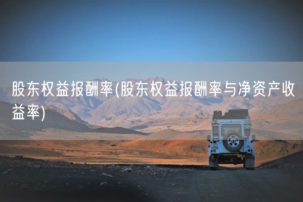 股东权益报酬率(股东权益报酬率与净资产收益率)(图1)