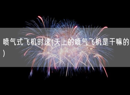 喷气式飞机时速(天上的喷气飞机是干嘛的)(图1) 喷气式飞机时速(天上的喷气飞机是干嘛的)(图1)